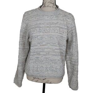 Carolina Colours  | Vintage  Multi Color Neutral Cotton Knit Sweater | Size M